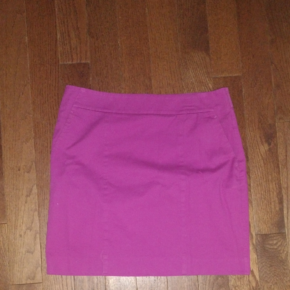 Ann Taylor Vibrant Pink Mini Skirt